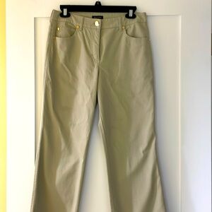 Escada 36 inseam Taupe Jean
